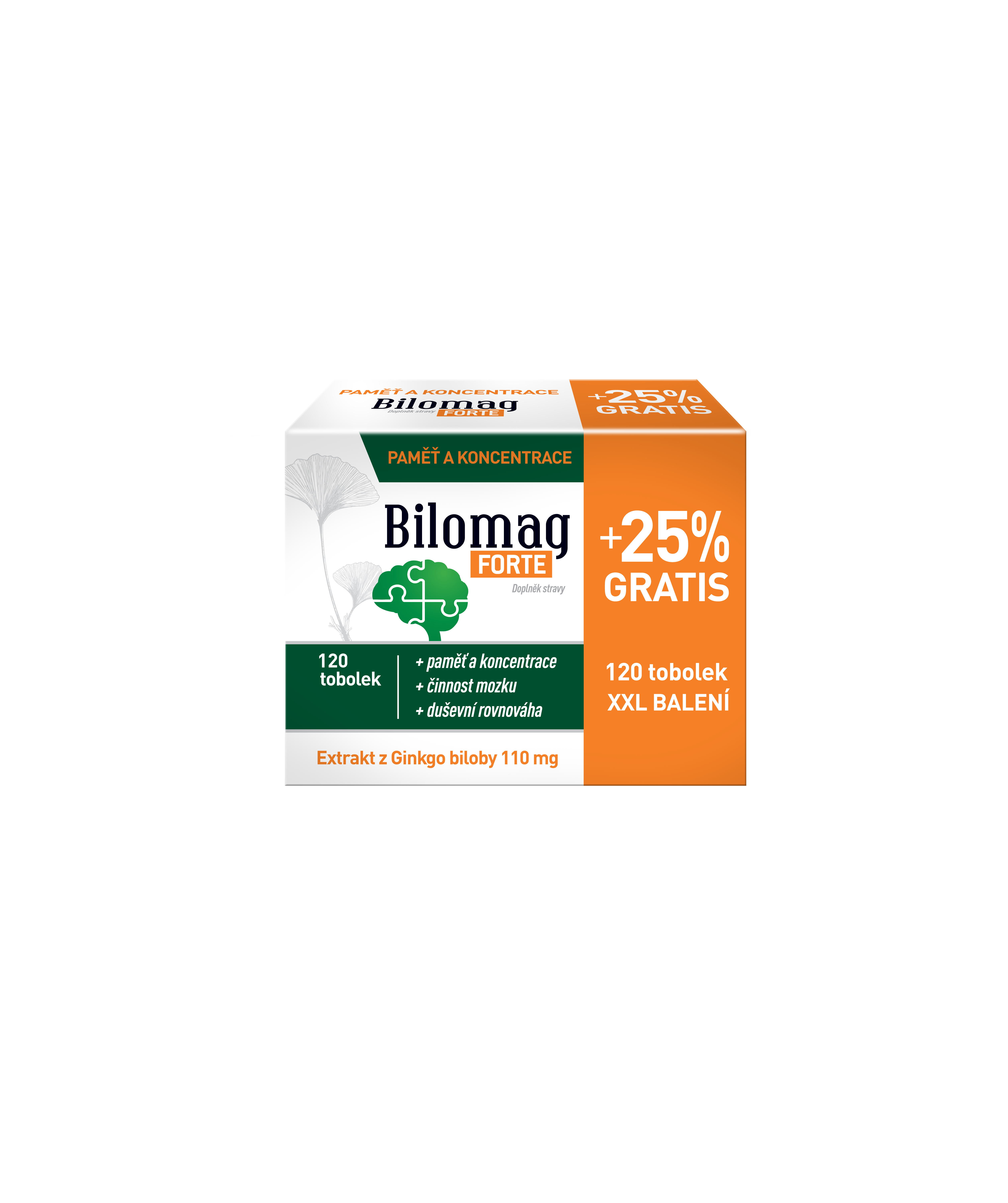 Levně Bilomag FORTE+25% navíc 120 tobolek