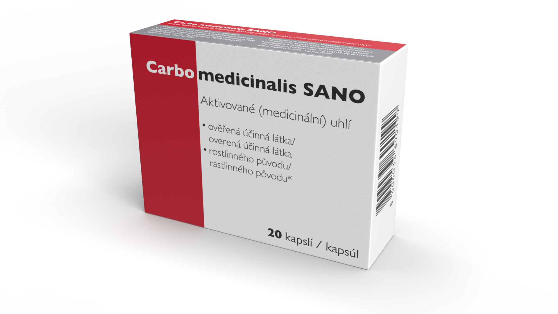 Levně Carbo medicinalis SANO cps.20