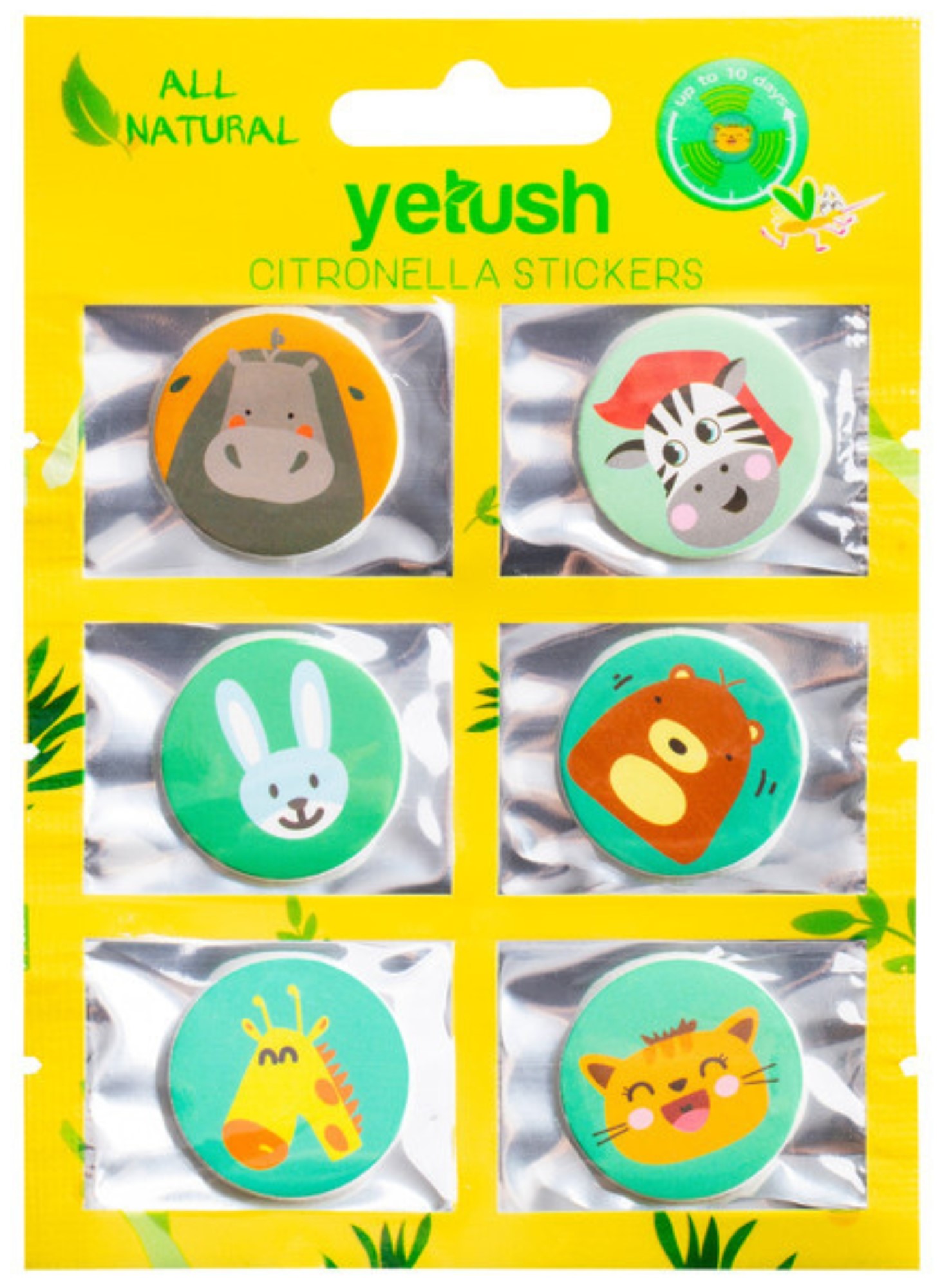 Levně Yetush Citronella Stickers 6 pcs