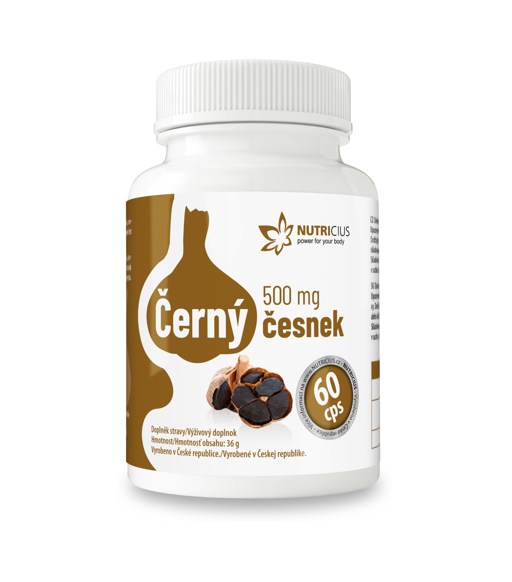 Levně Černý česnek 500mg cps.60