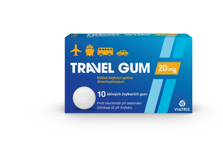 Levně Travel Gum 20mg gum.mnd.10