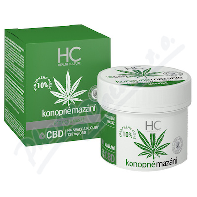 Levně Konopné mazání 10% s CBD 125ml