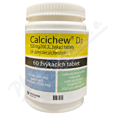 Levně Calcichew D3 500mg/200IU tbl.mnd.60