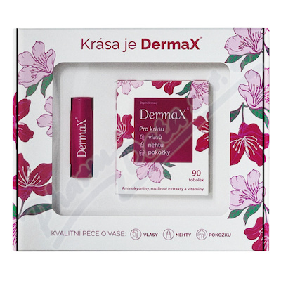 Levně DermaX tob.90 +balzám na rty dárkové balení