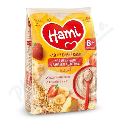 Levně Hami Ml.kaše na dobré ráno 7obil.ban.jah.210g 8M
