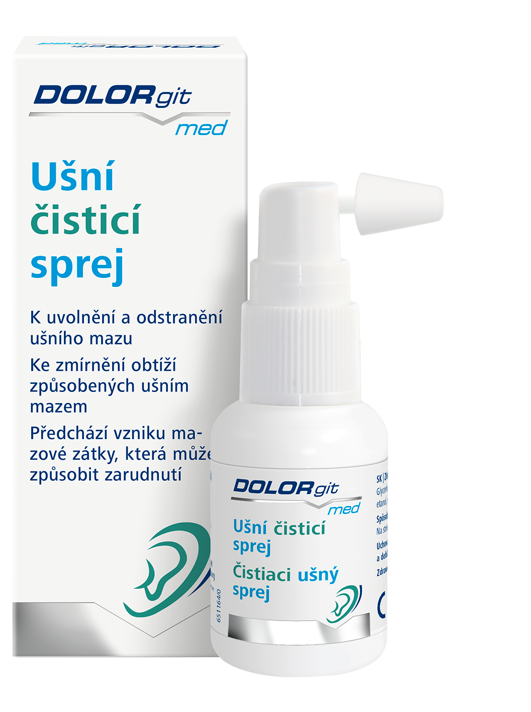 Levně DOLORgit med ušní čisticí sprej 20ml