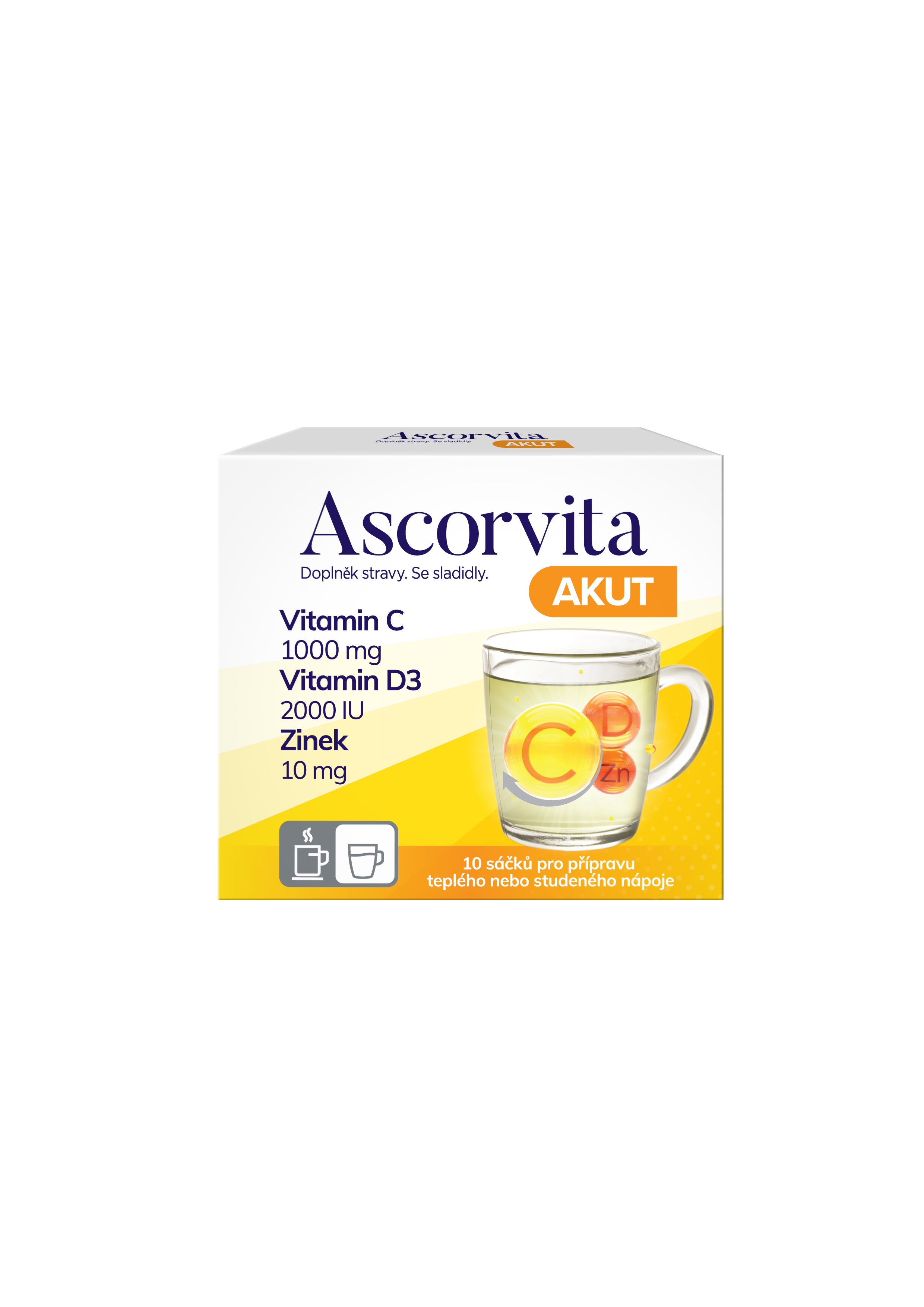 Levně Ascorvita AKUT nápoj 10x3g