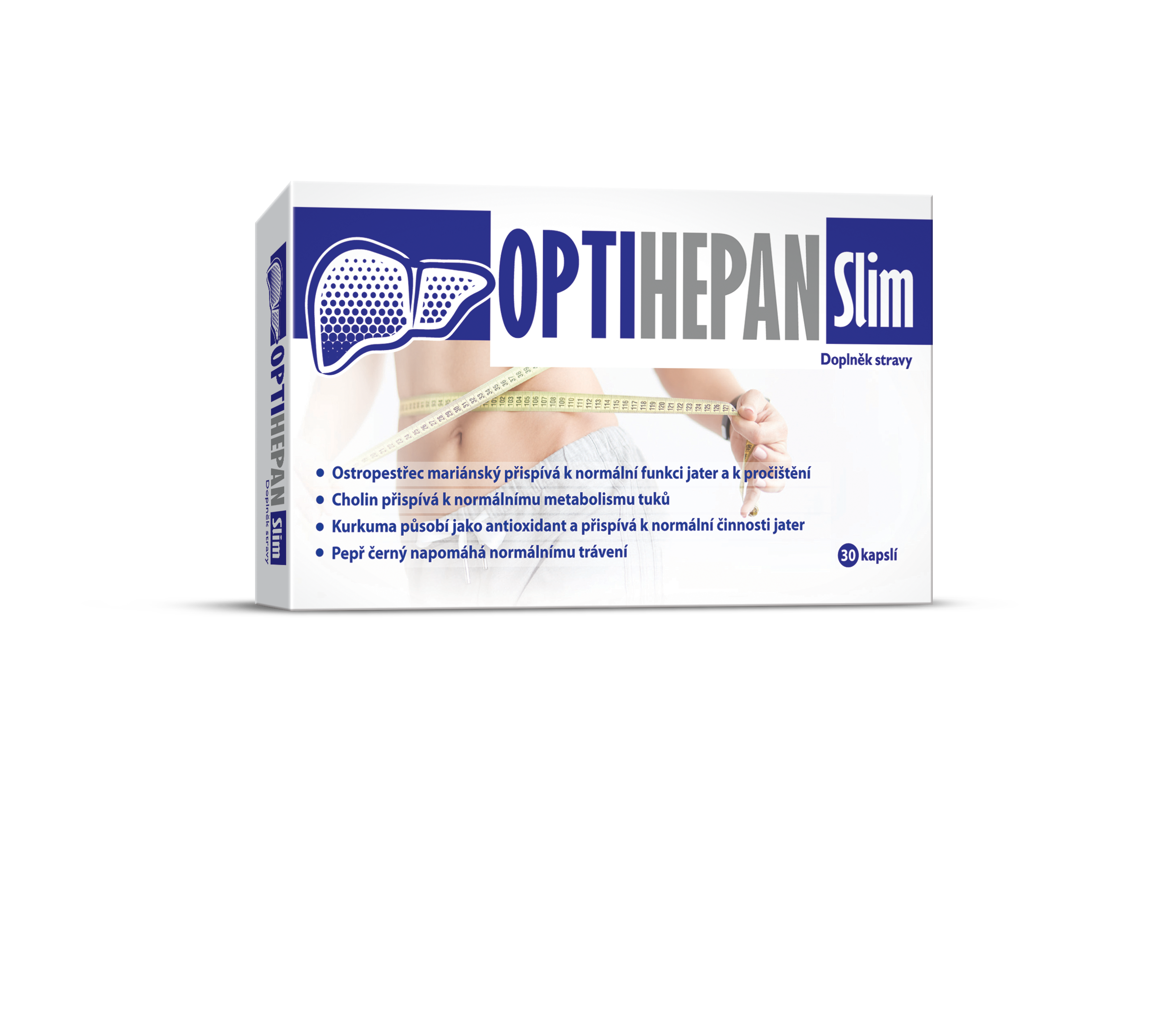 Levně Optihepan Slim 30 kapslí