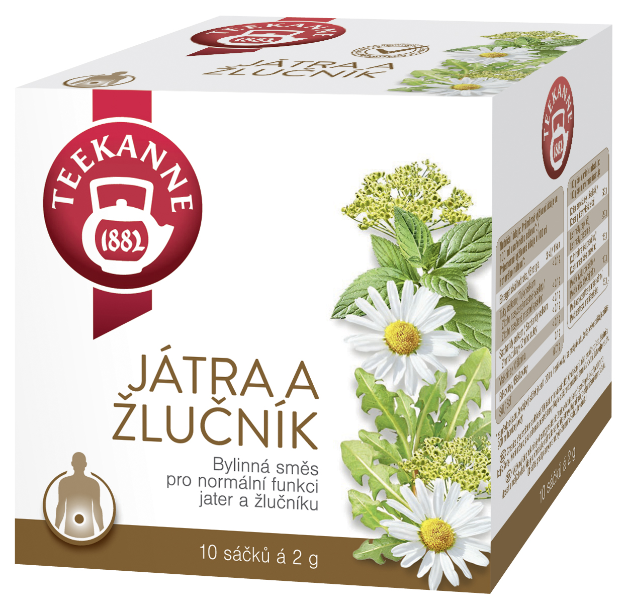 Levně TEEKANNE Játra a žlučník 10x2g