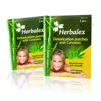 Levně Herbalex detoxik.náplast s konopím 2ks