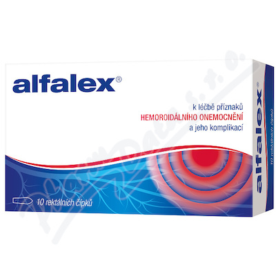 Levně Alfalex rektální čípek 10x2.5g
