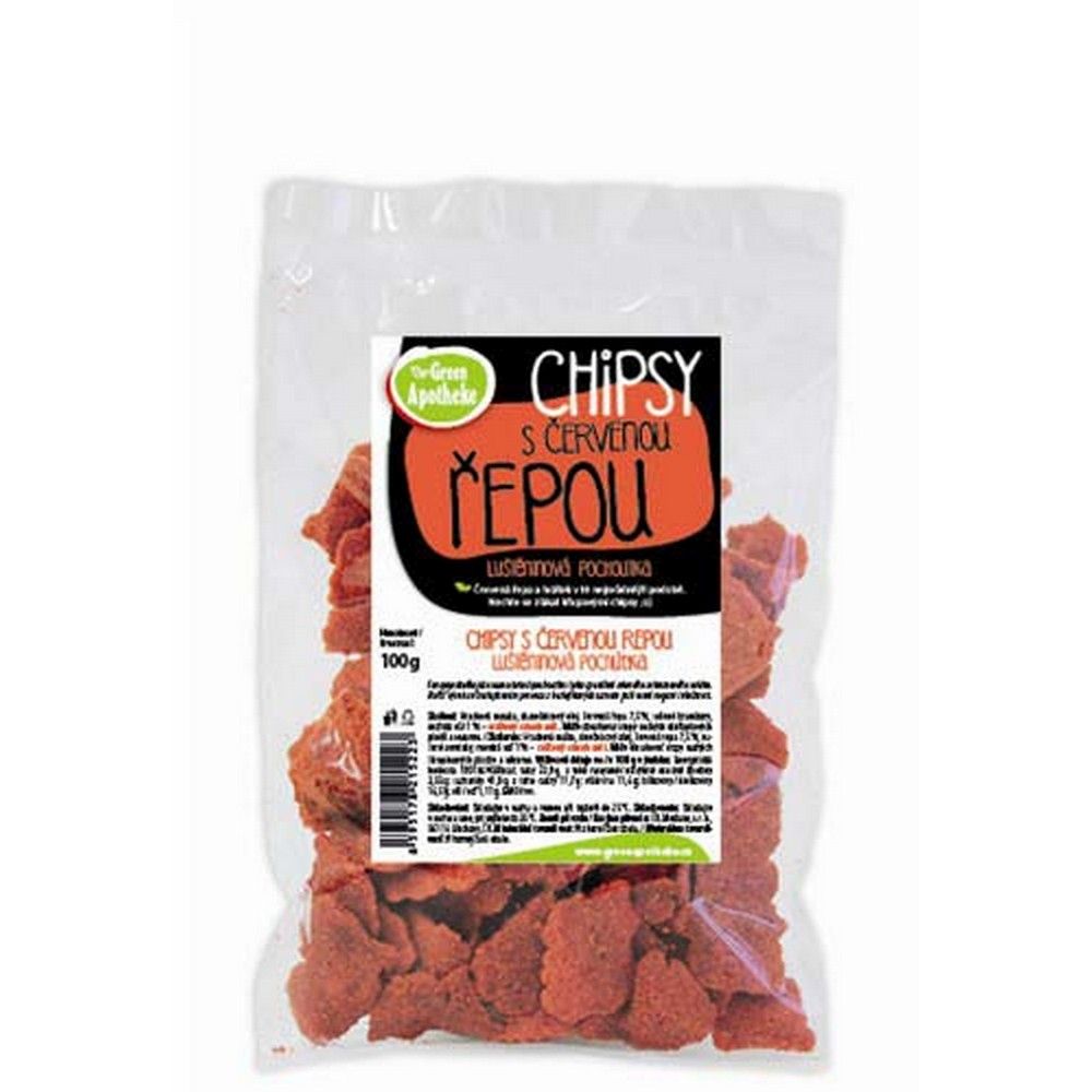 Levně Green Apotheke Chipsy s červenou řepou 100g