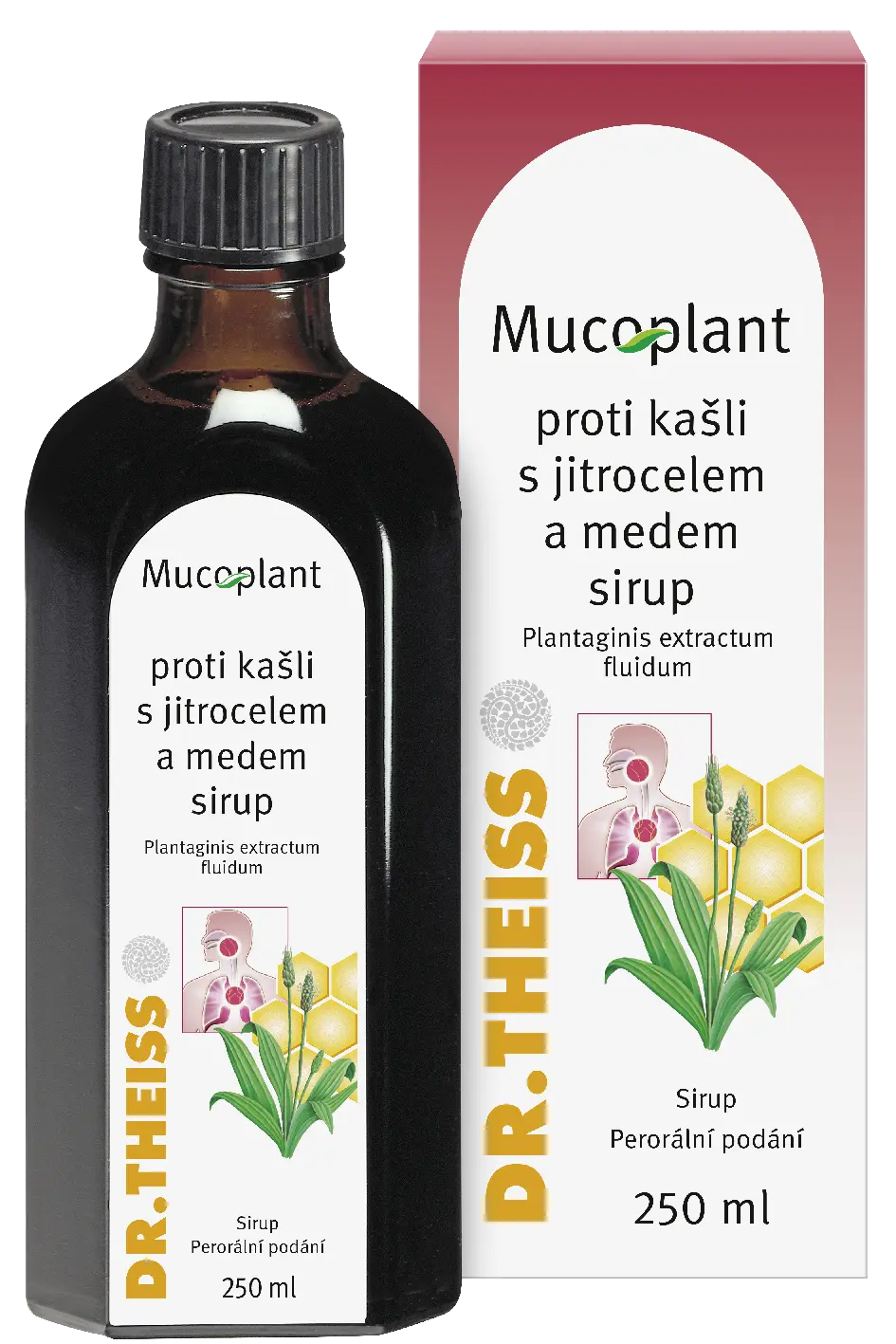 Levně Mucoplant proti kašli s jitrocelem a medem sirup 250ml