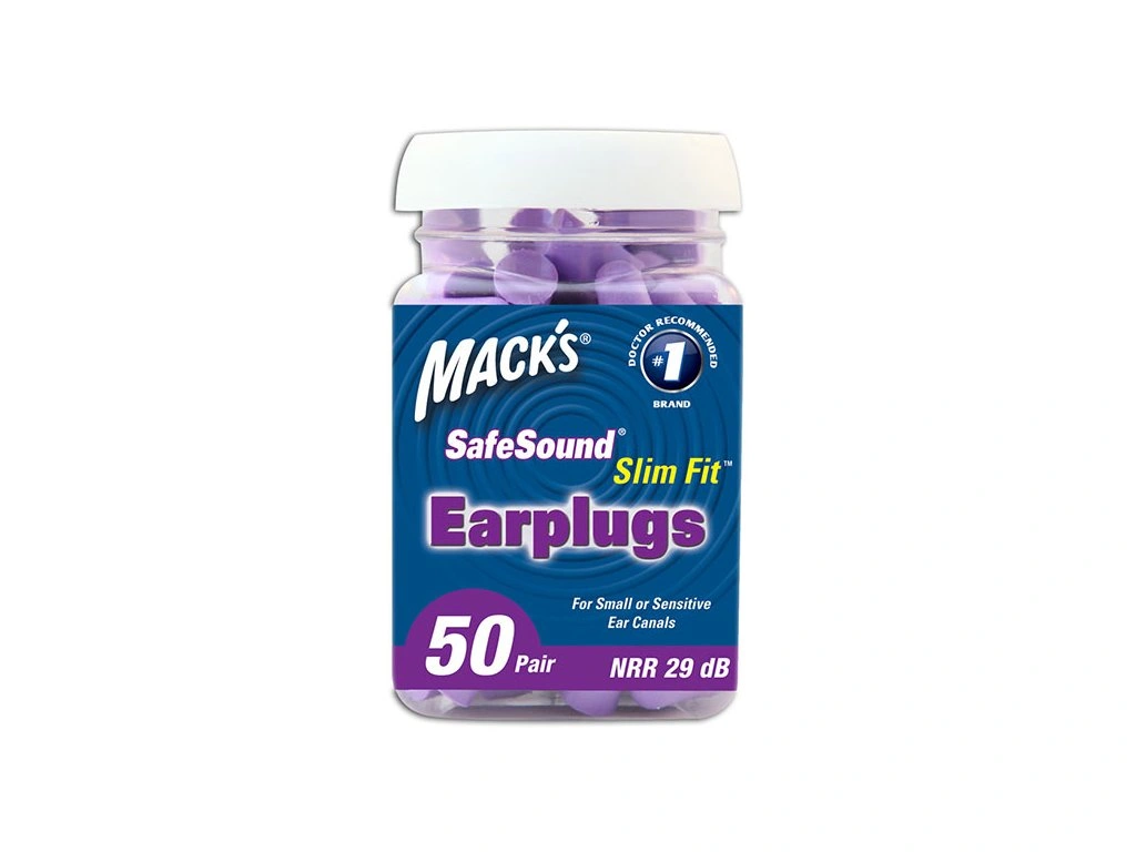 Levně Macks Slim Fit špunty do uší 50 párů