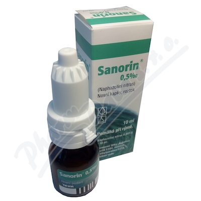Levně Sanorin 0.5 PM nas.gtt.sol. 1x10mlx0.5mg/ml