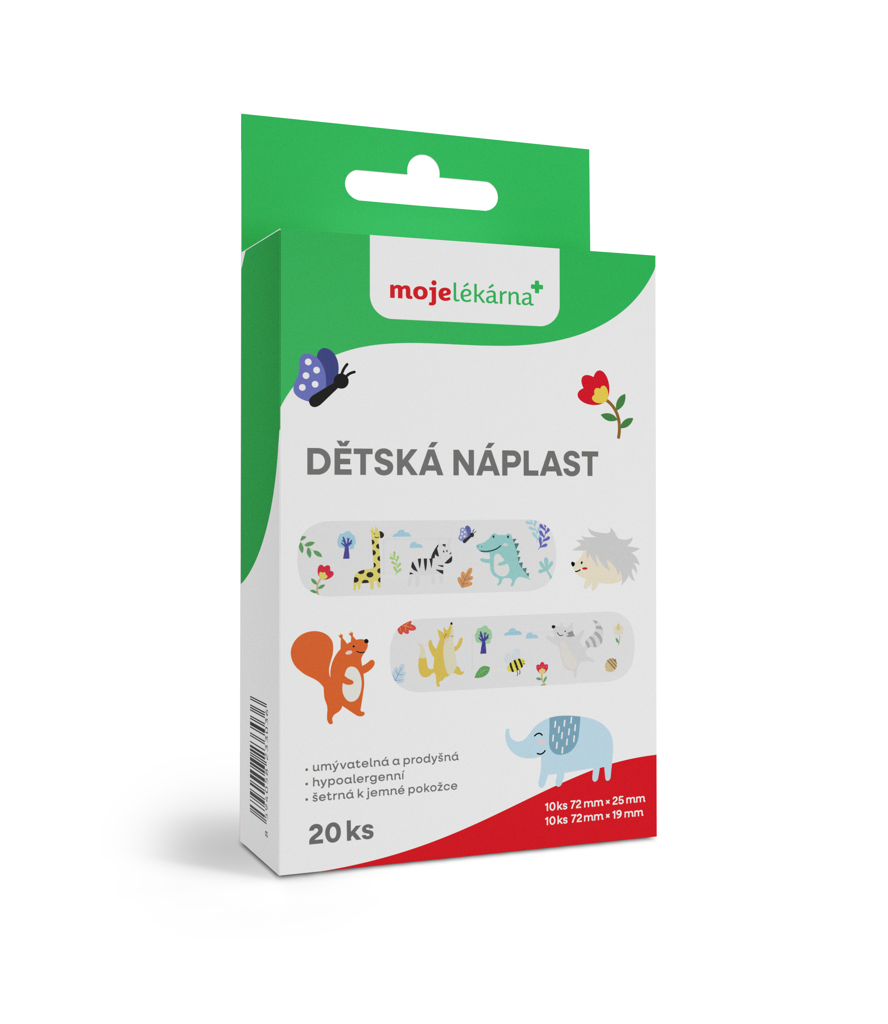 Levně Moje lékárna Náplast dětská 20ks