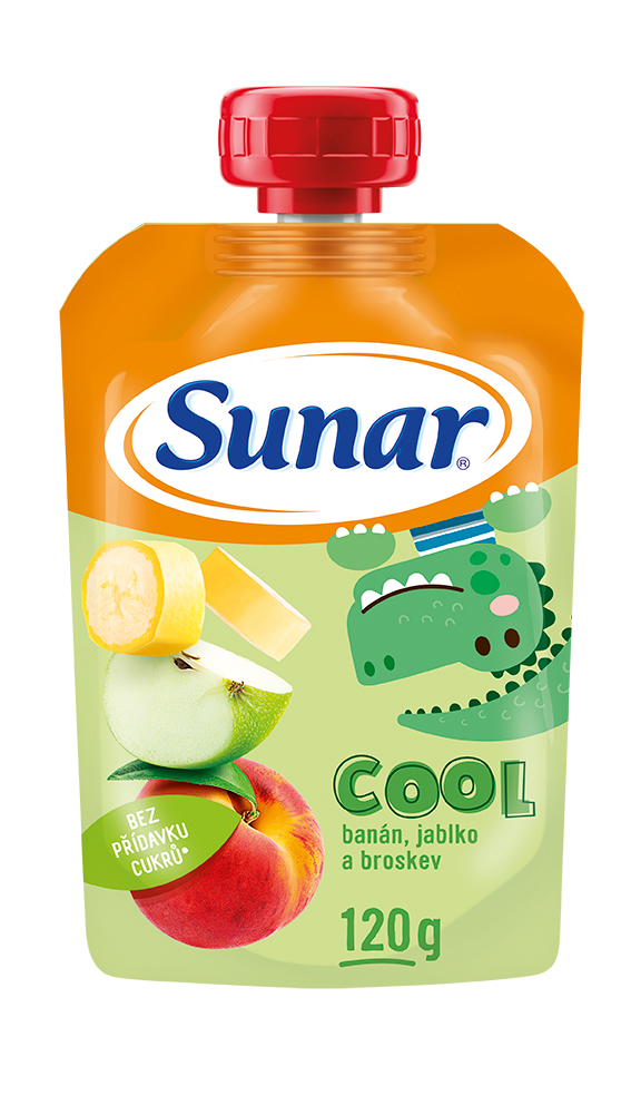 Levně Sunar Cool ovoce broskev jablko banán 120g