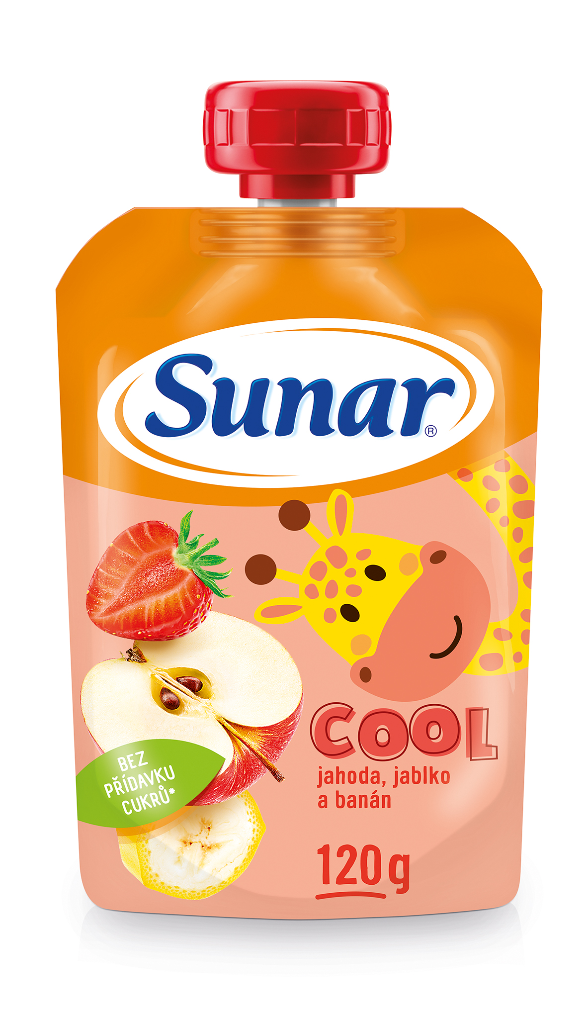 Levně Sunar Cool ovoce jahoda banán jablko 120g