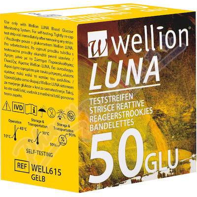 Levně Wellion LUNA testovací proužky 50ks