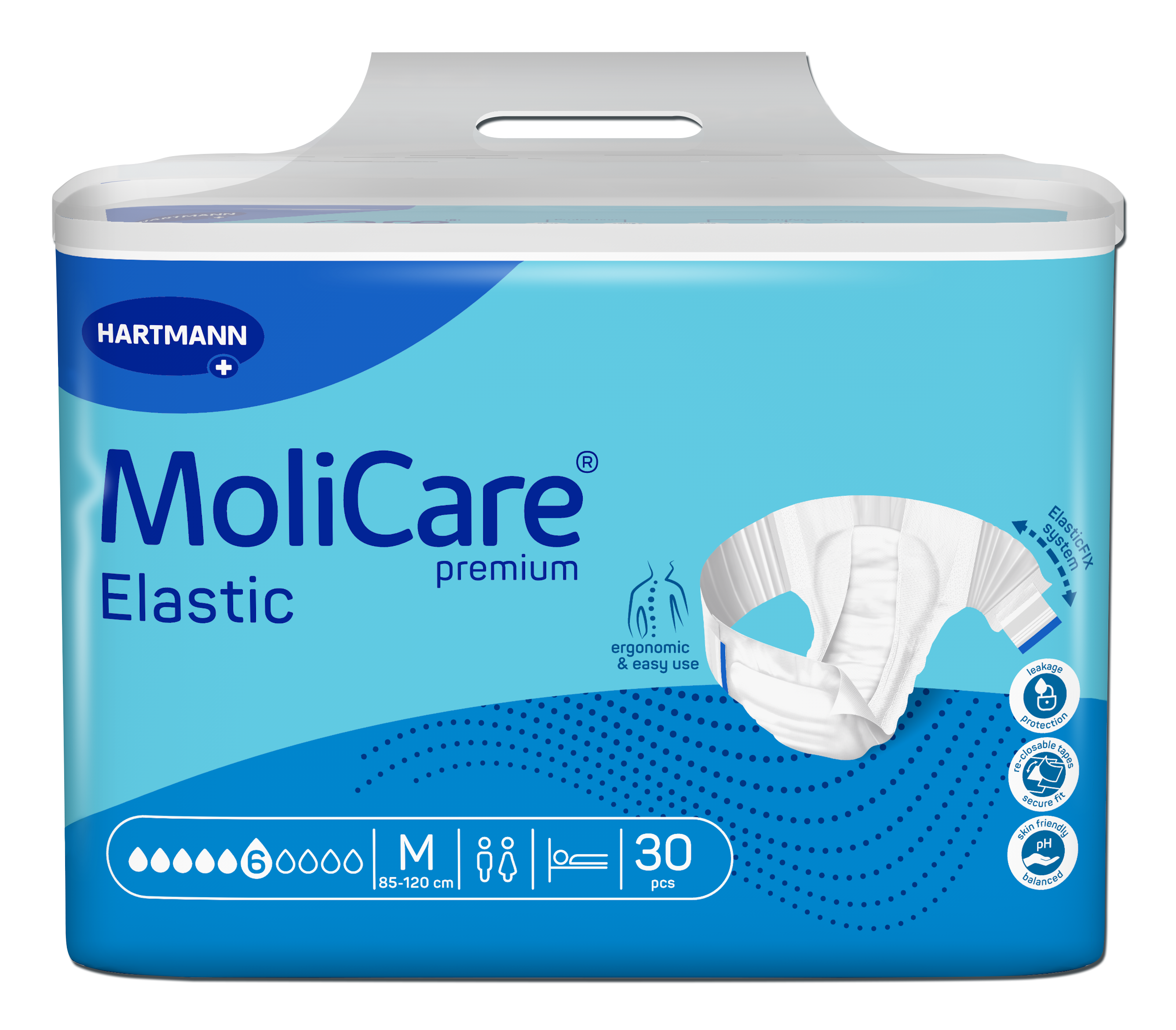 Levně MoliCare Elastic 6 kapek vel. M