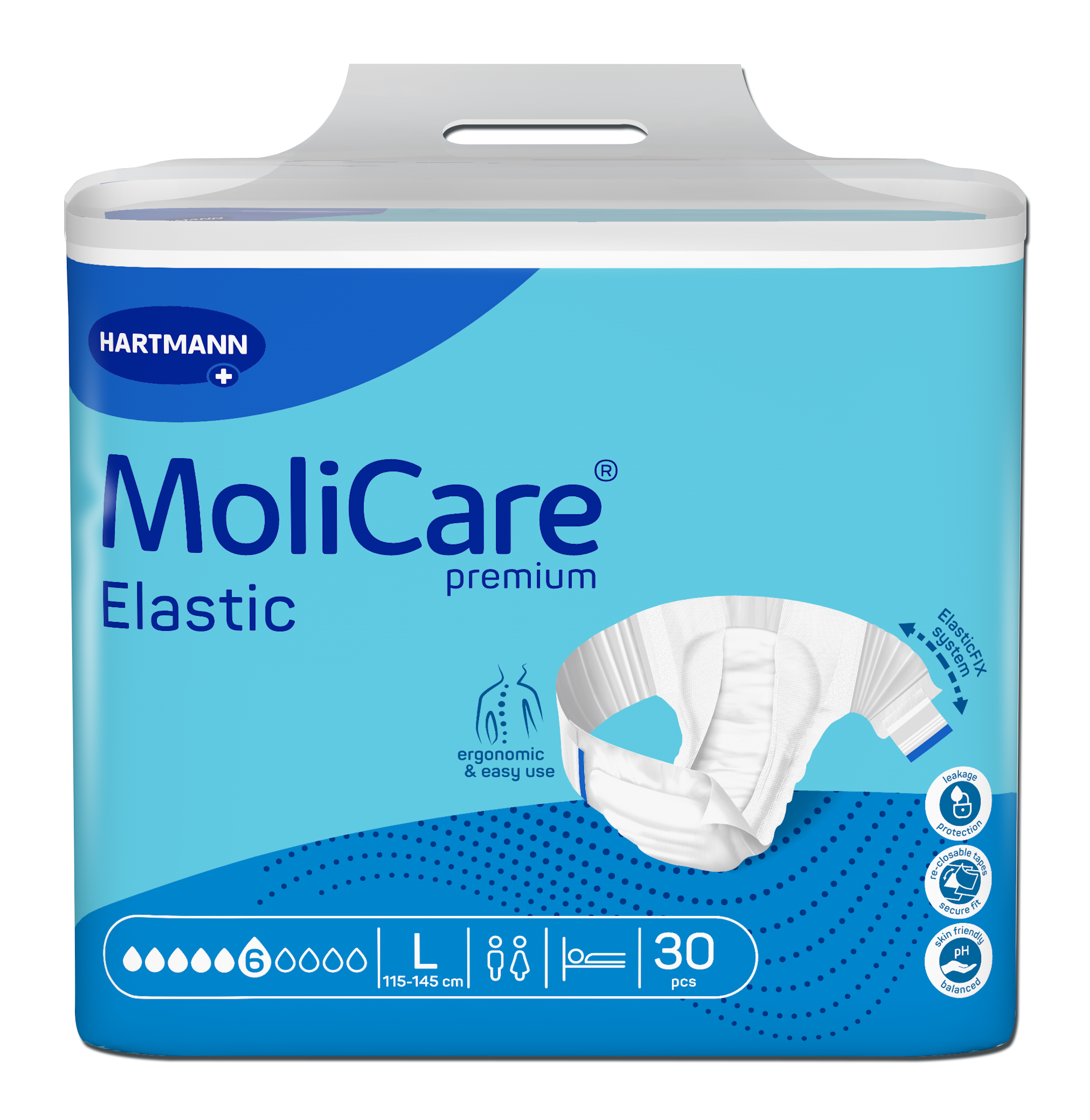 Levně MoliCare Elastic 6 kapek vel. L