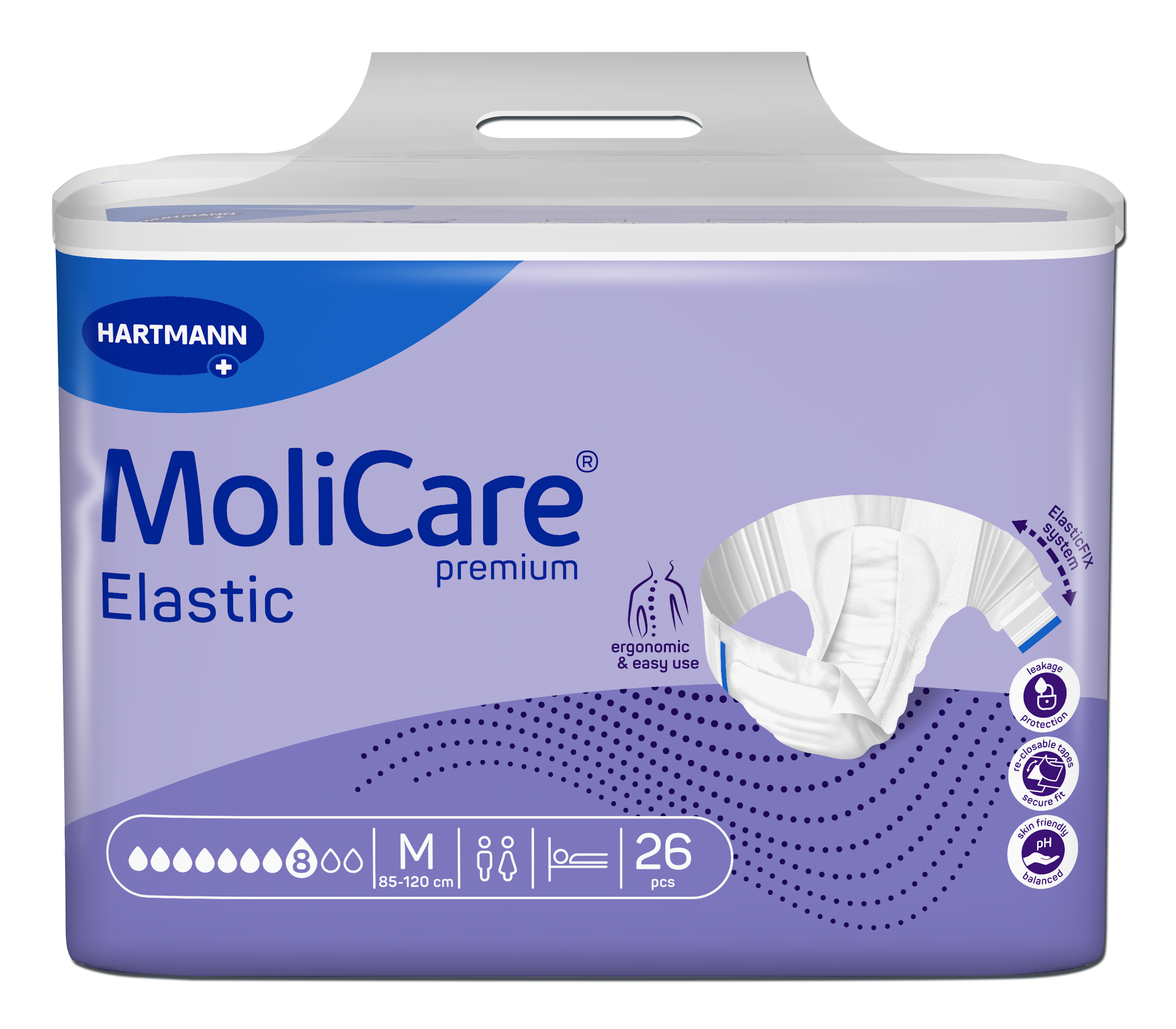 Levně MoliCare Elastic 8 kapek vel. M