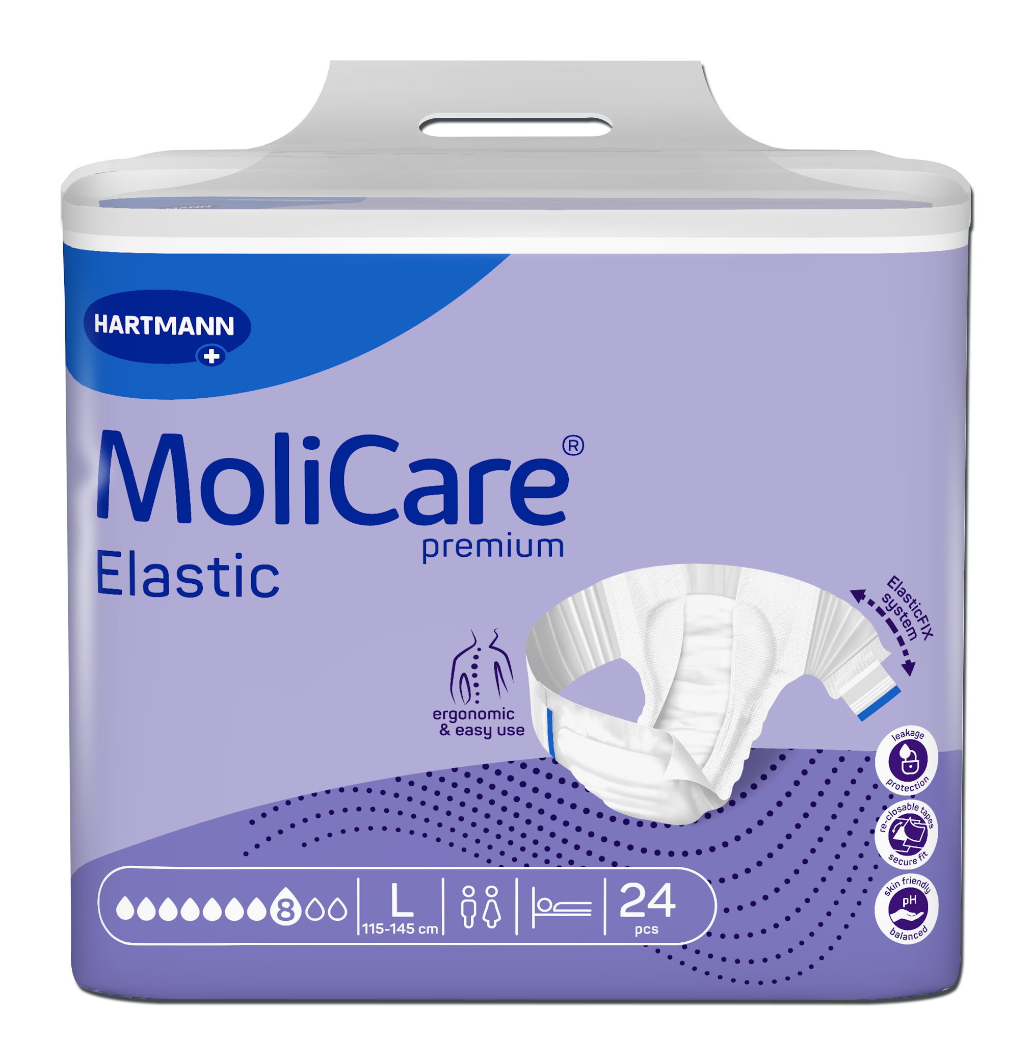 Levně MoliCare Elastic 8 kapek vel. L