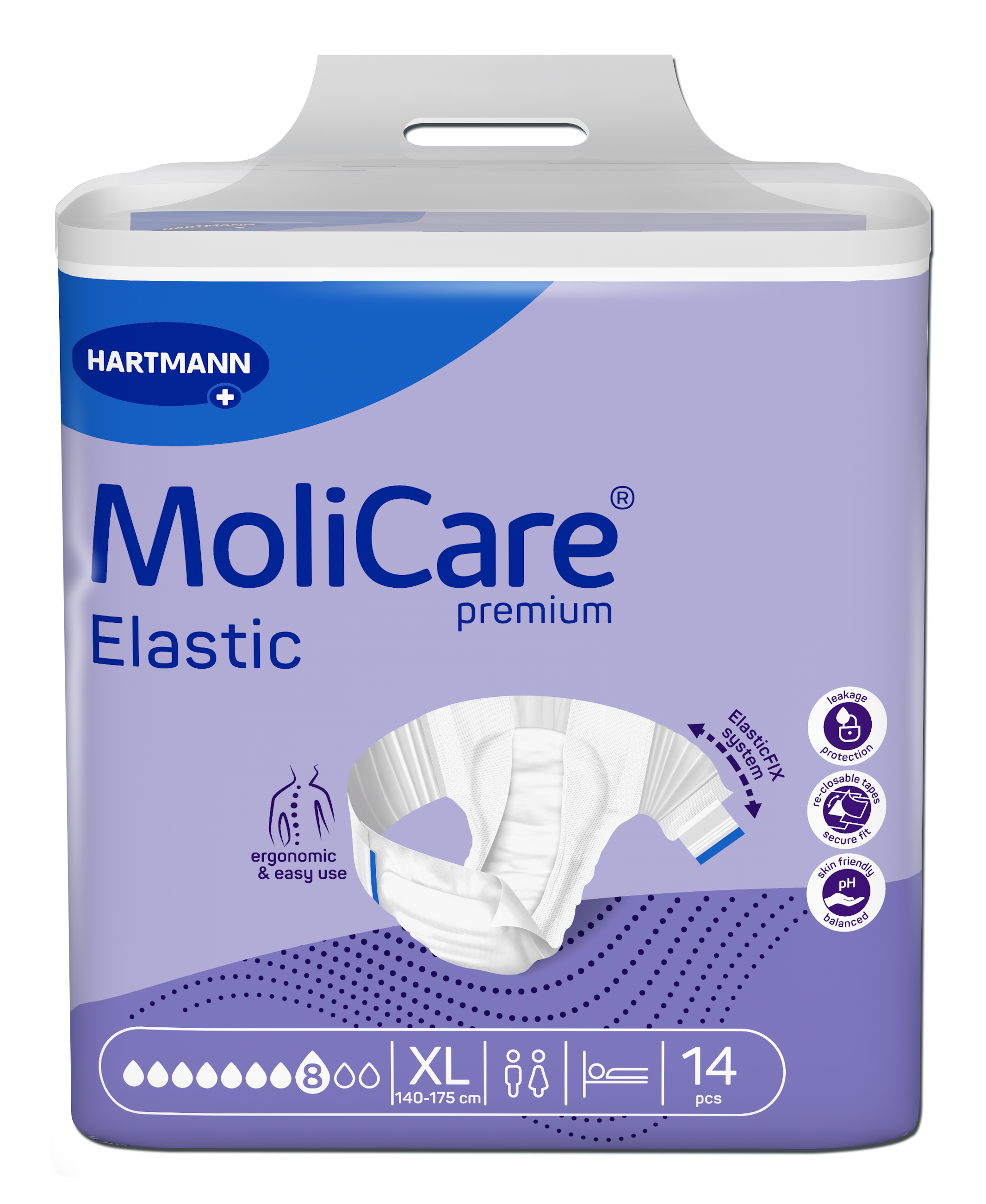 Levně MoliCare Elastic 8 kapek vel. XL