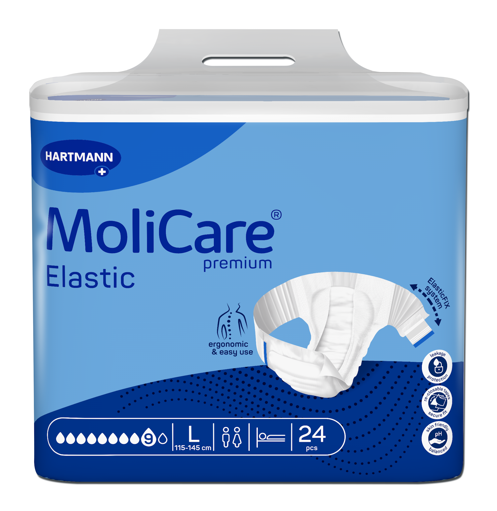 Levně MoliCare Elastic 9 kapek vel. L