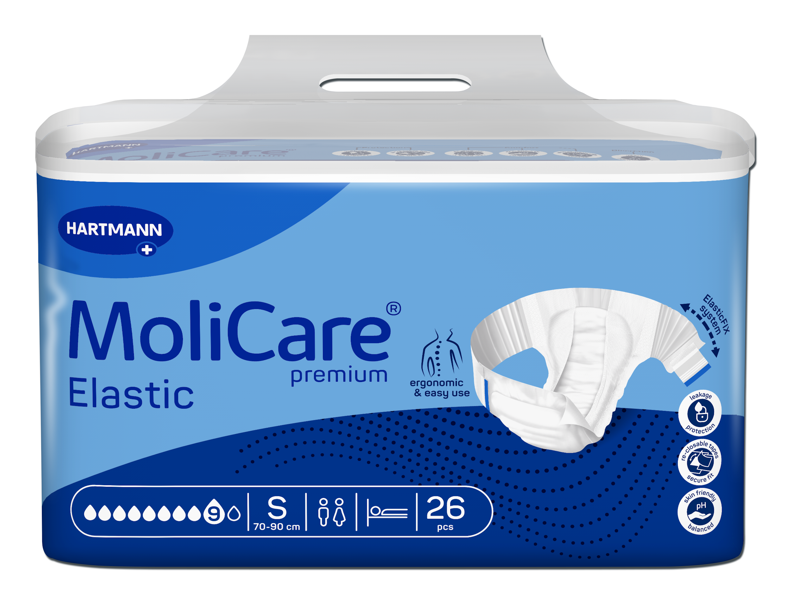 Levně MoliCare Elastic 9 kapek vel. S