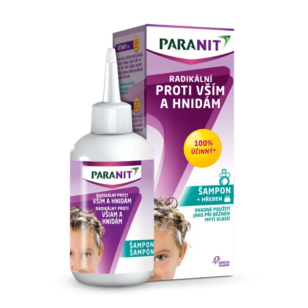 Levně Paranit Radikální šampon+hřeben