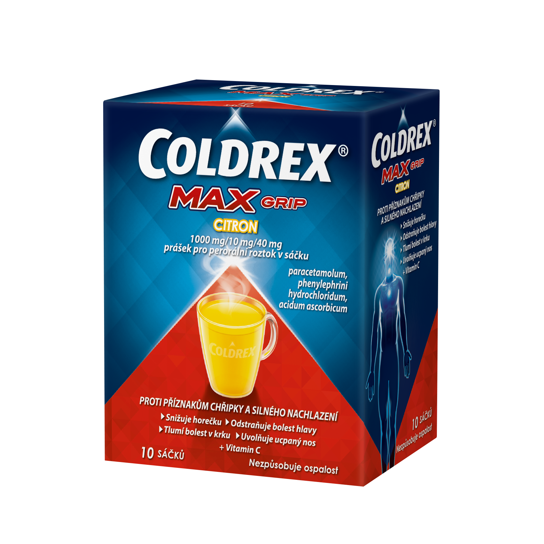 Levně COLDREX MAXGrip Citron por.plv.sol.scc.10