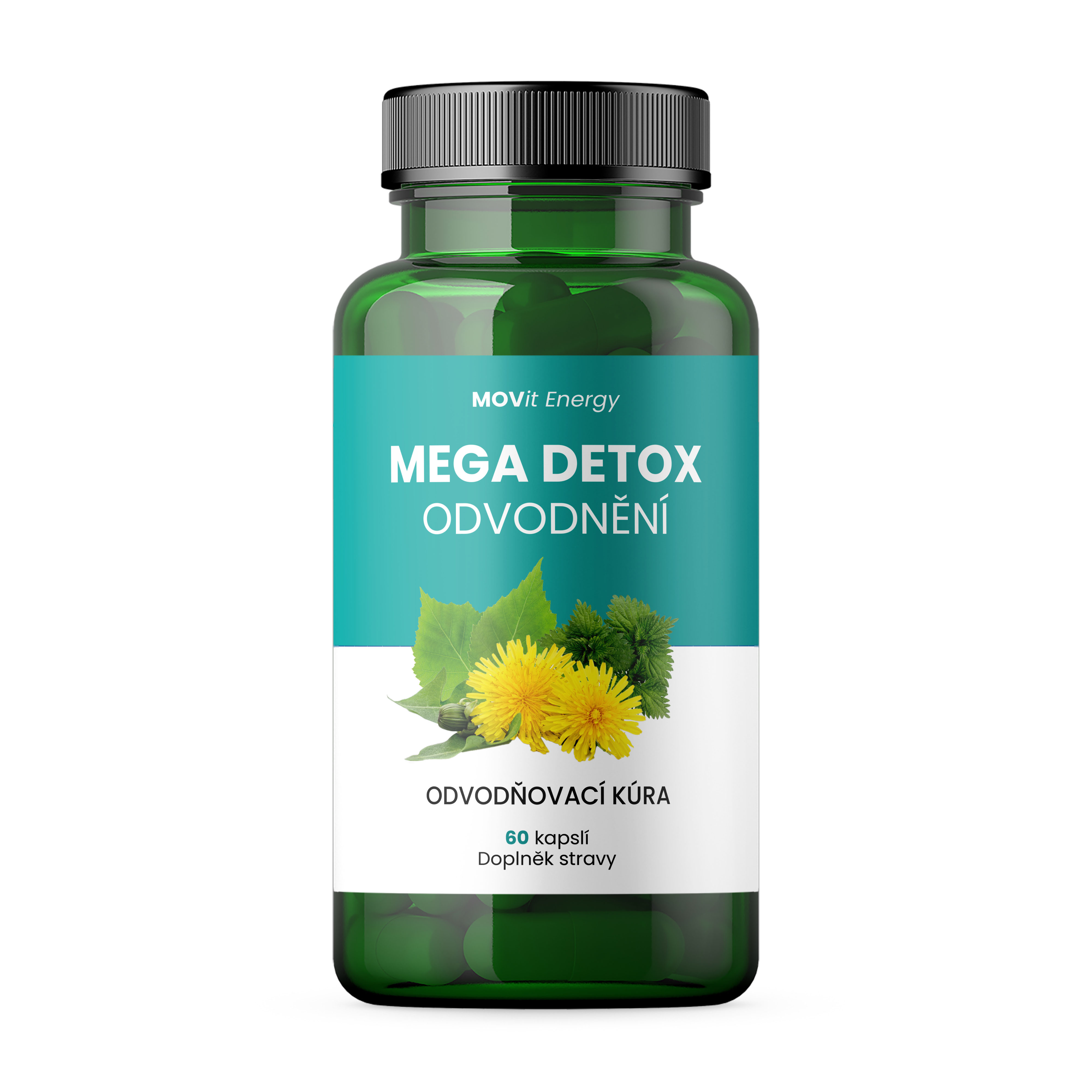 Levně MOVit MEGA DETOX ODVODNĚNÍ cps.60