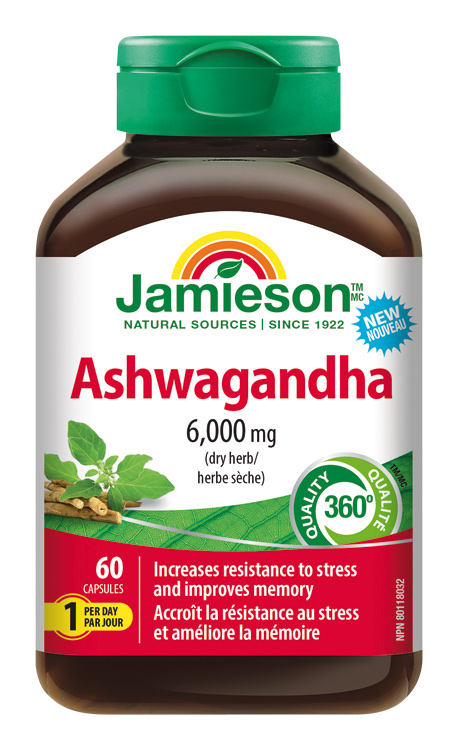 Levně JAMIESON Ashwagandha cps.60