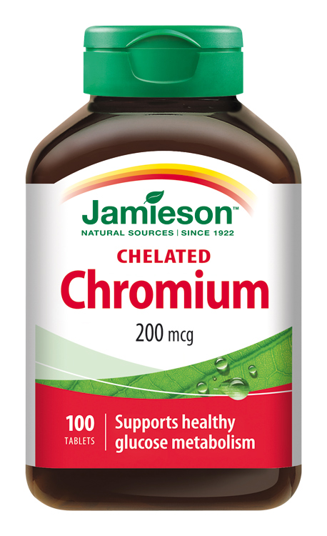 Levně JAMIESON Chrom 200 mcg v chelátové formě tbl.100