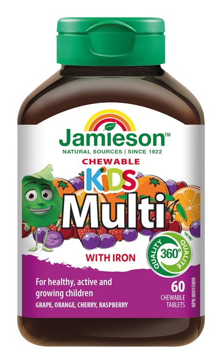 Levně JAMIESON Kids Multivitamin cucací tbl.60