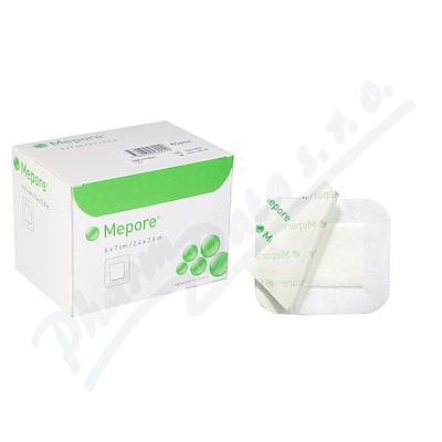 Levně Náplast Mepore 6x7cm 60ks samolepící sterilní