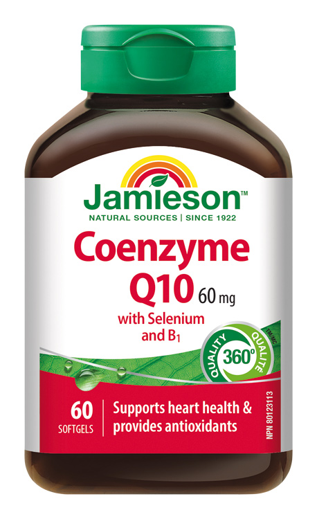 Levně JAMIESON Koenzym Q10 se selenem a B1 cps.60