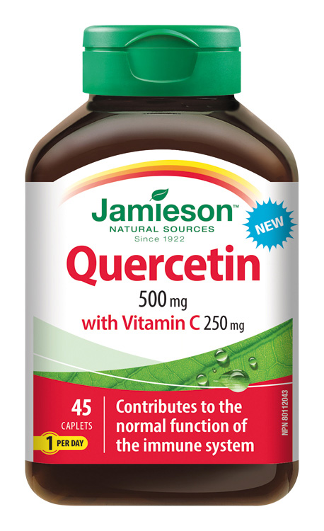 Levně JAMIESON Kvercetin 500 mg s vit.C 250mg tbl.45