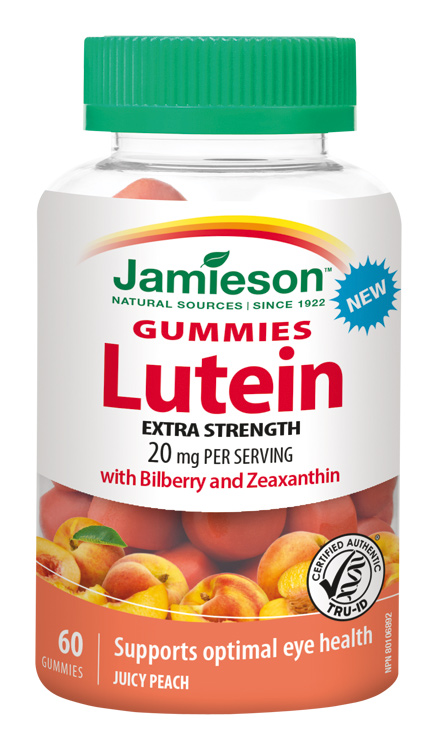 Levně JAMIESON Lutein s borůvkami a zeaxan.žel.past.60ks