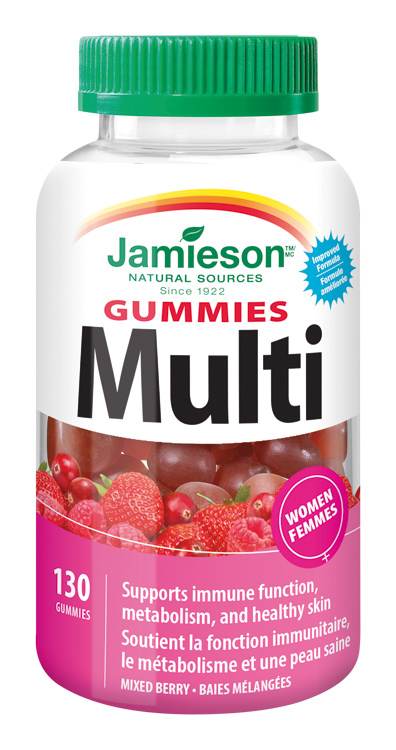 Levně JAMIESON Multi Gummies želatinové pastilky pro ženy 130 pas.
