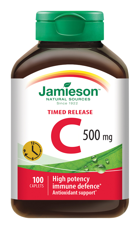 Levně JAMIESON Vitamín C 500mg s postupným uvolňováním 100 tbl.