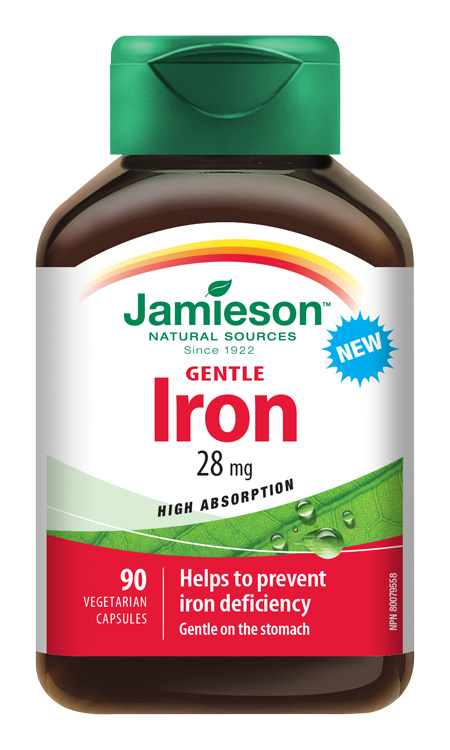 Levně JAMIESON Železo bisglycinát 28 mg 90 kps.