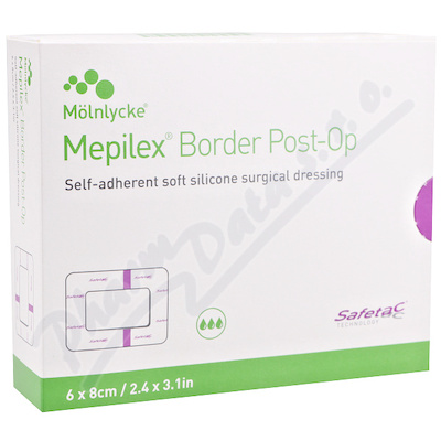 Levně Krytí Mepilex Border Post-Op 6x8cm 10ks