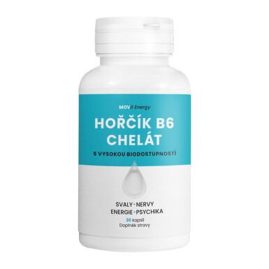 Levně MOVit Hořčík B6 Chelát cps.30