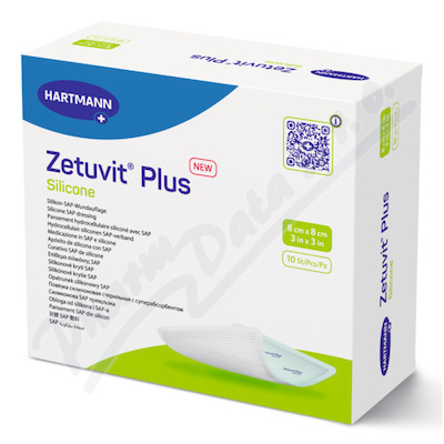 Levně Zetuvit Plus Silicone 8x8cm sil. krytí SAP 10ks