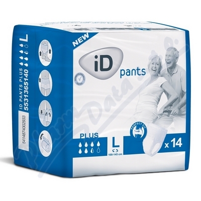 Levně iD Pants Large Plus 553136514 14ks