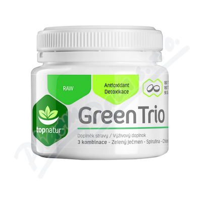 Levně Green Trio Chlor.Spirul.Z.ječmen tbl.180 TOPNATUR