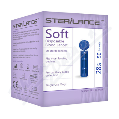 Levně Sterilance lancety 28G 50ks
