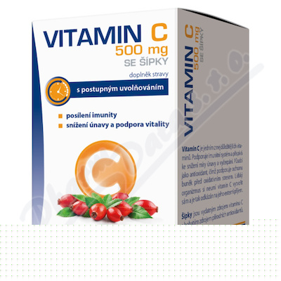 Levně Vitamin C 500mg se šípky Da Vinci Pharma 100+20tbl